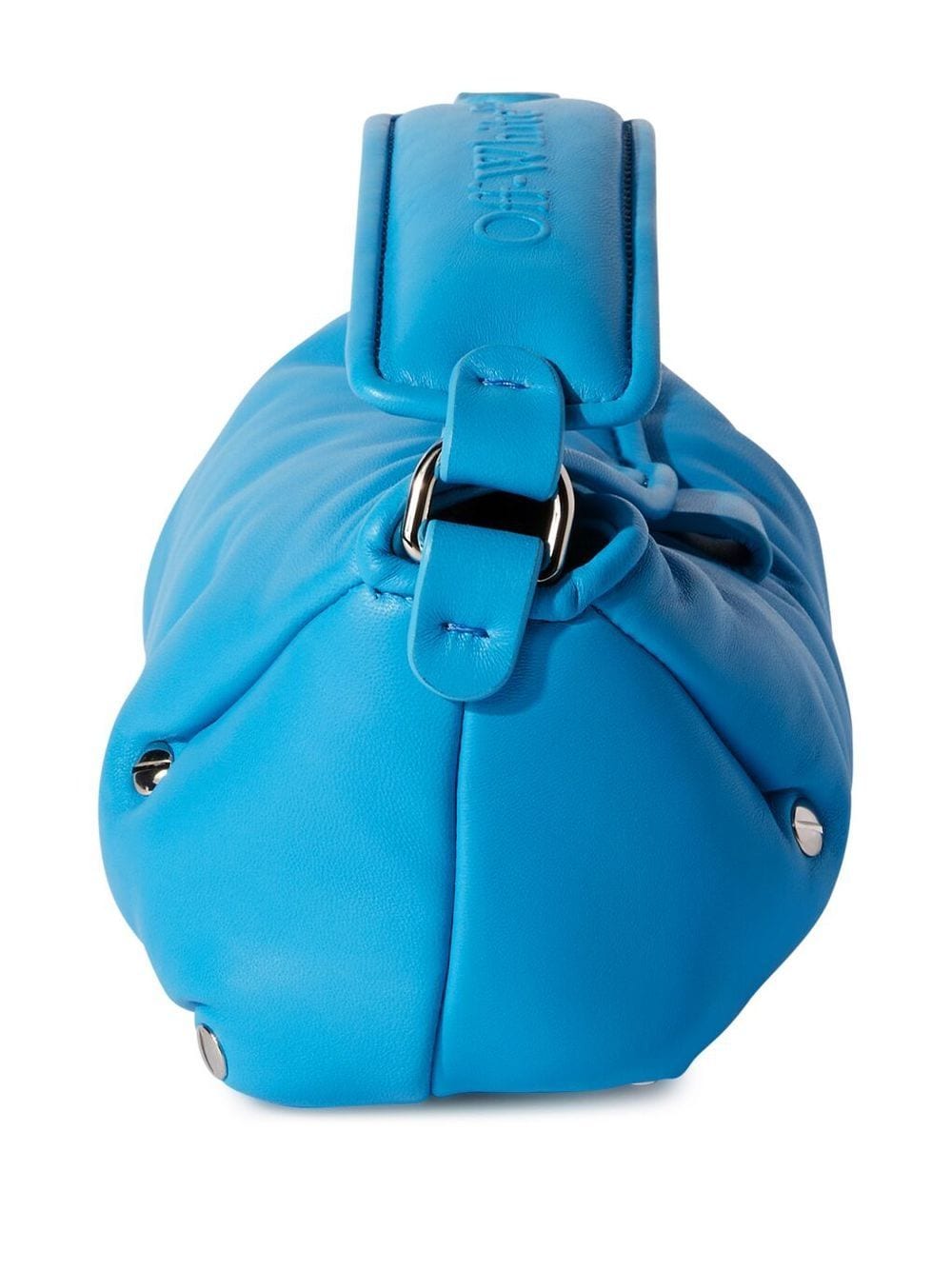 Shop Off-white Small San Diego Shoulder Bag In Blue