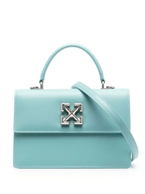 Off-White Jitney 1.4 leather top-handle bag