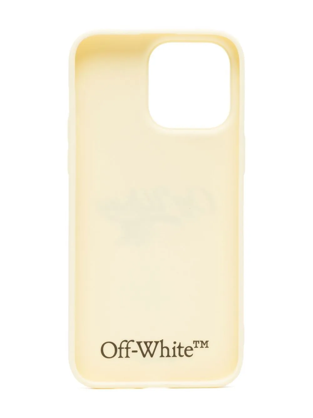Off-White iPhone 14 Pro hoesje met logoprint - Beige