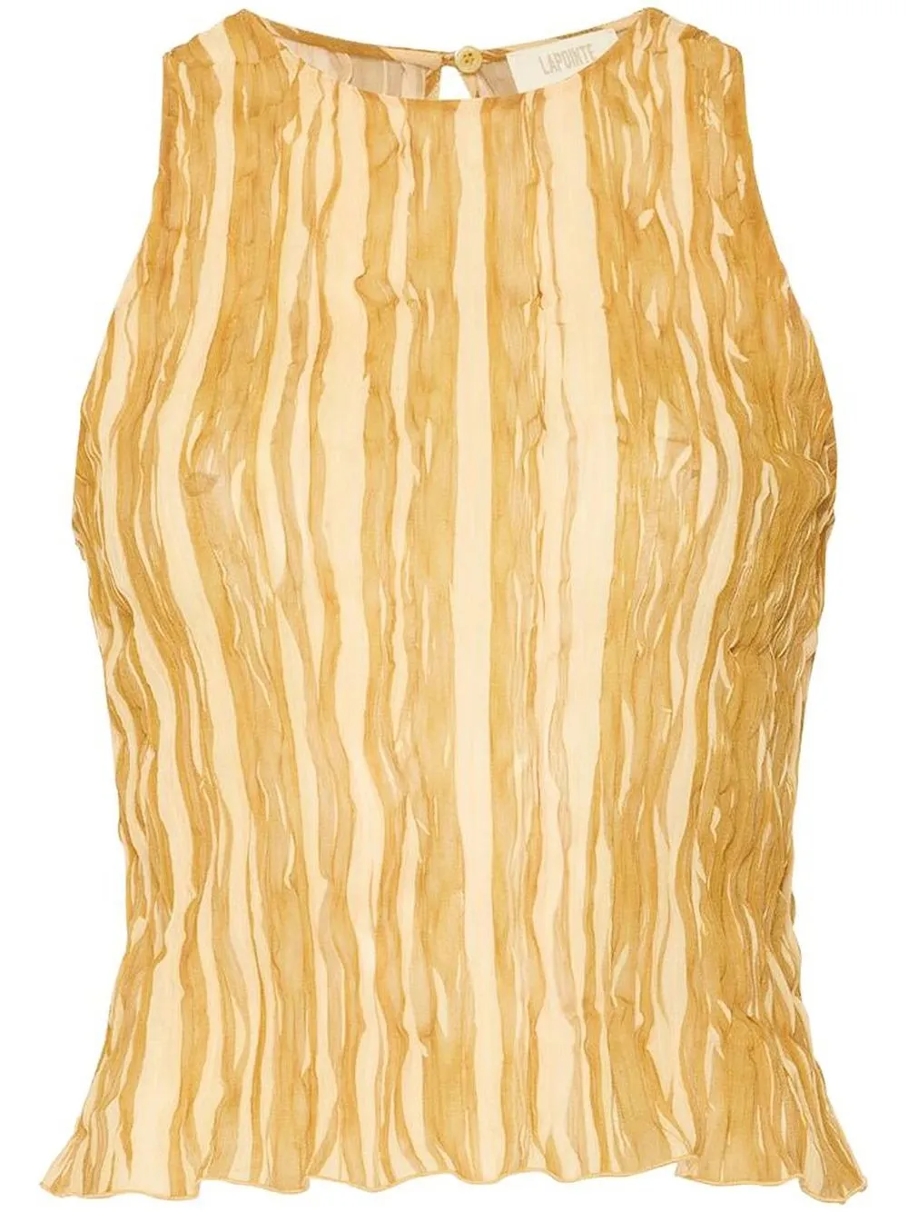 

LAPOINTE pleated sleeveless top - Green