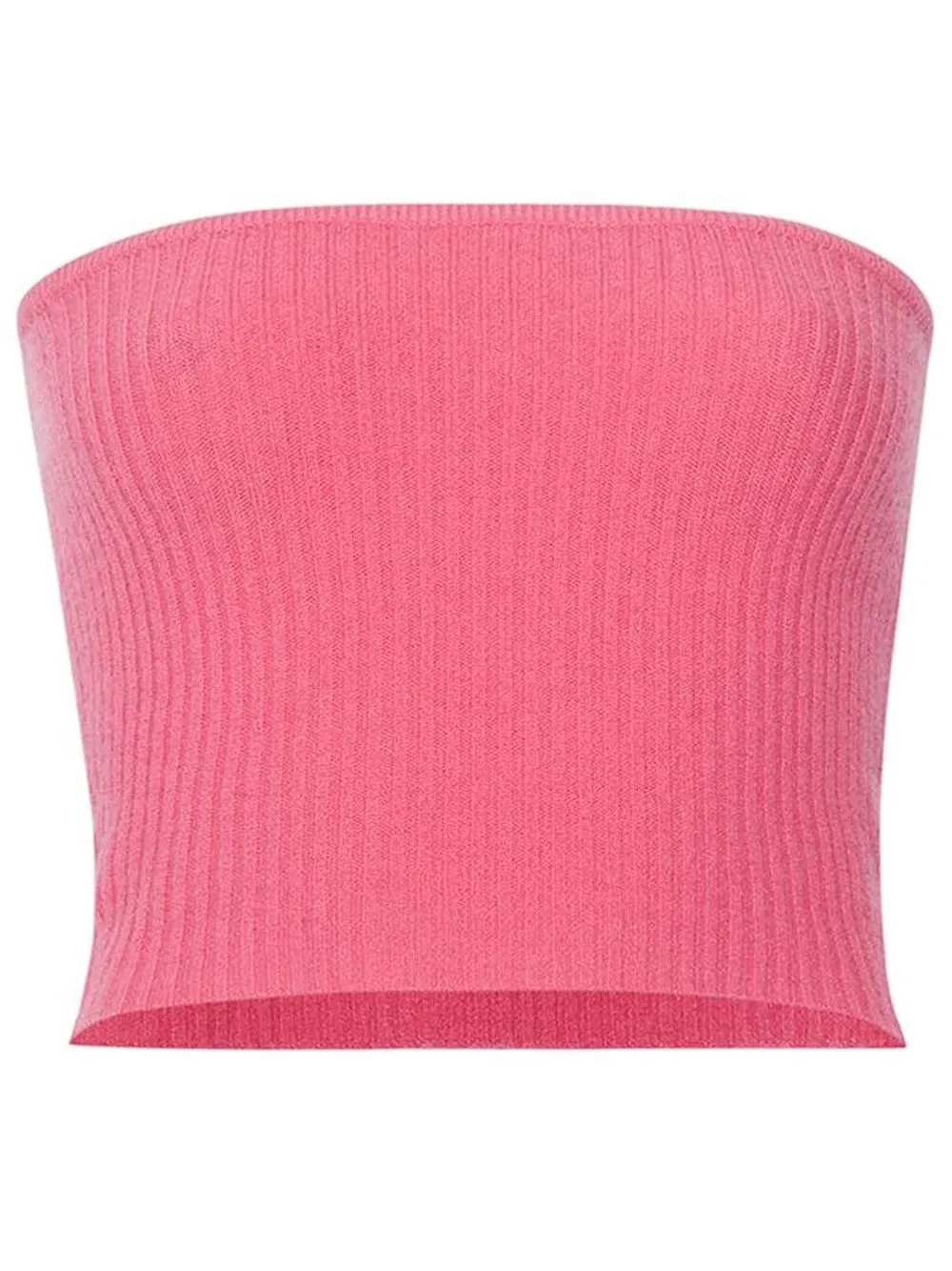 

LAPOINTE ribbed cashmere tube top - Pink