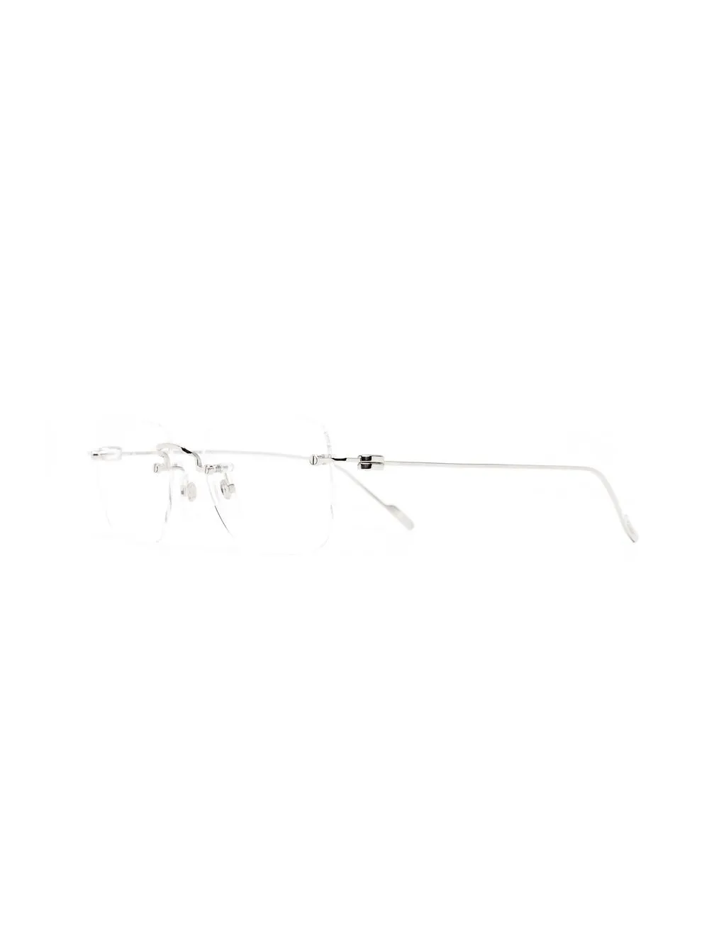 Cartier 18kt Gold Square-frame Glasses In Neutrals