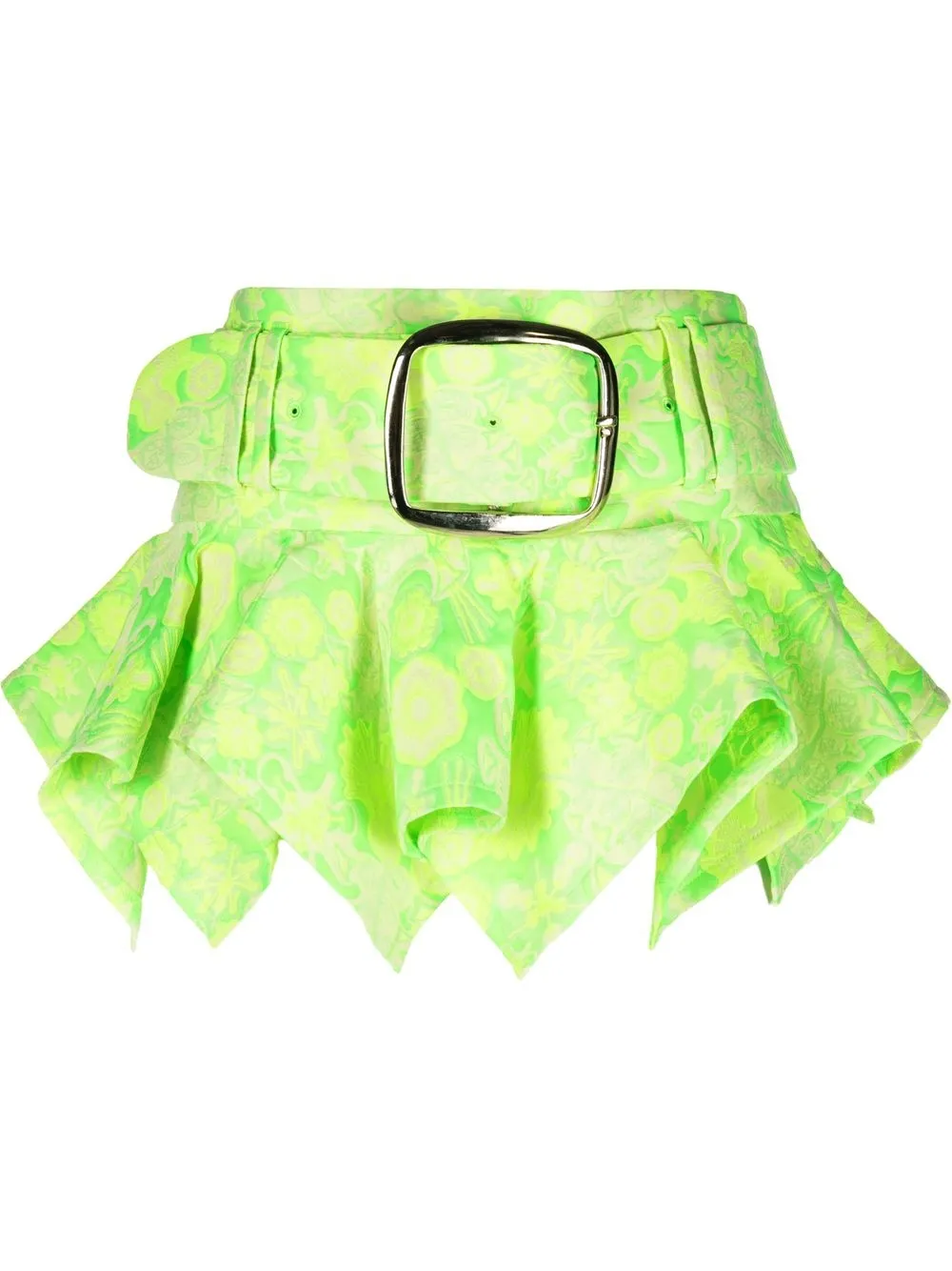 

Charles Jeffrey Loverboy Paris belted mini skirt - Green