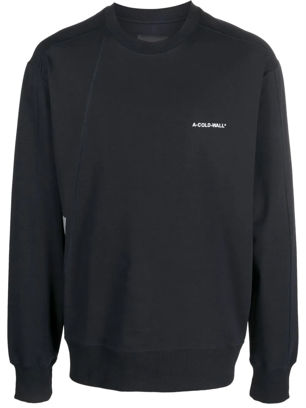 A-COLD-WALL* Polygon Technical crew neck sweatshirt – Black