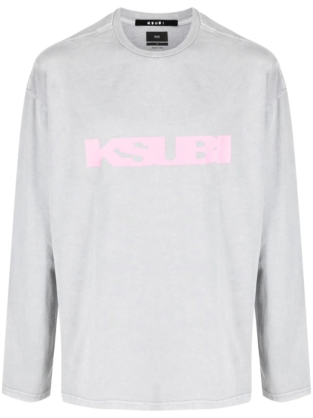 

Ksubi Sott Biggie logo-print T-shirt - Grey