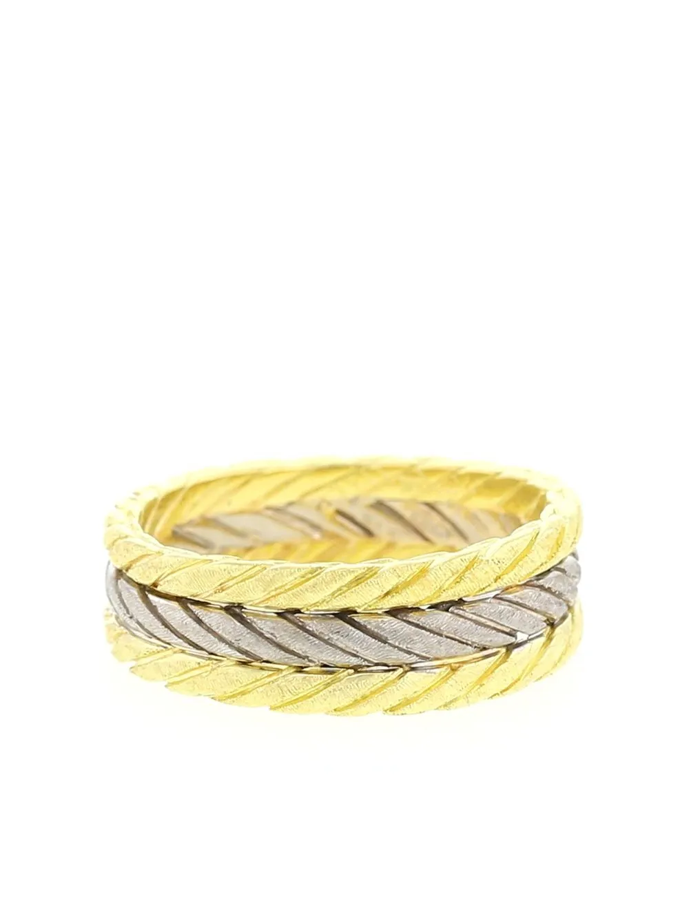 

Buccellati 2010 pre-owned yellow gold band ring