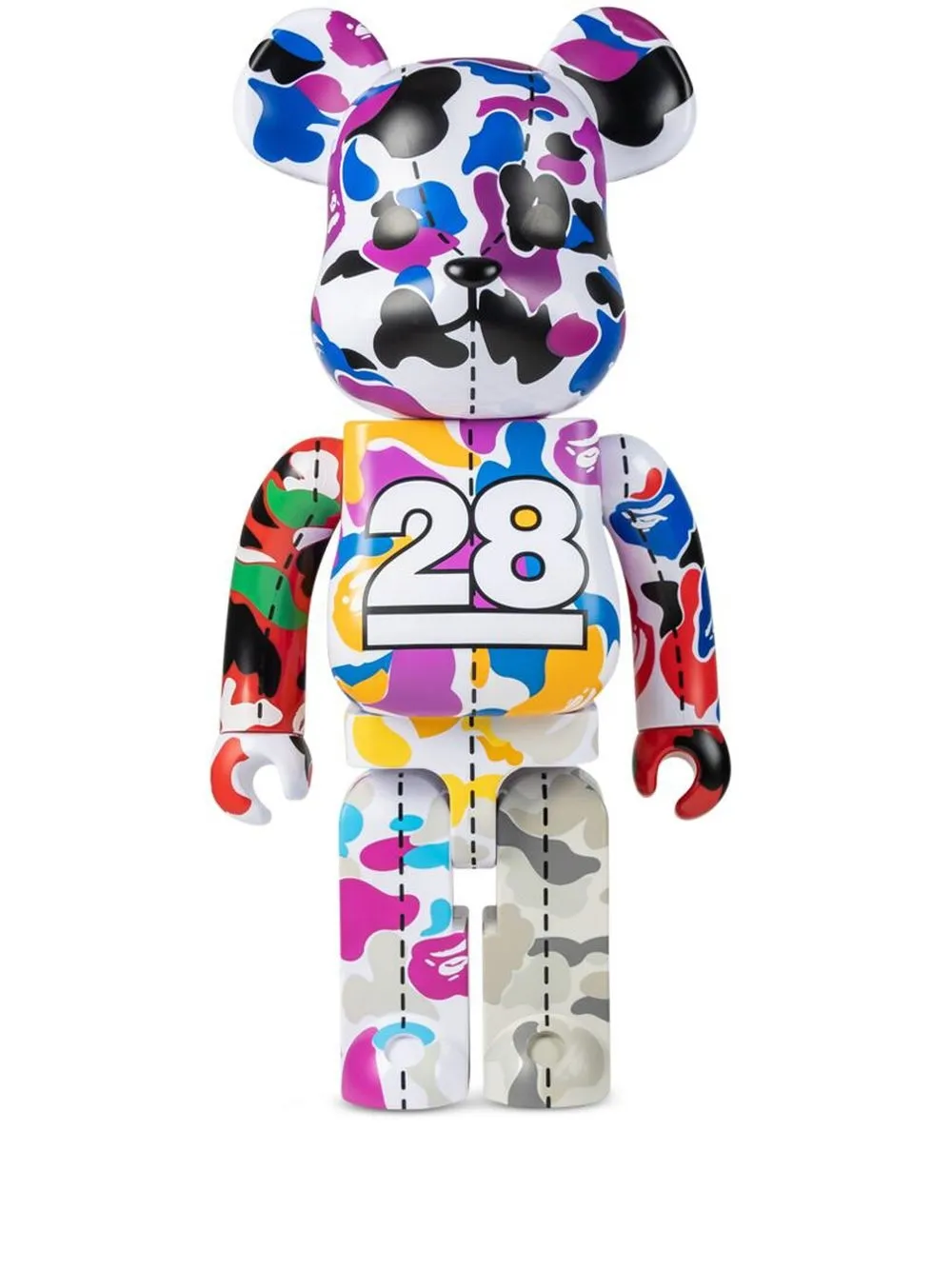 

Medicom Toy x BAPE BE@RBRICK 28th Anniversary #2 figure - Multicolour