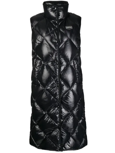 Asterope diamond-quilted sleeveless coat
