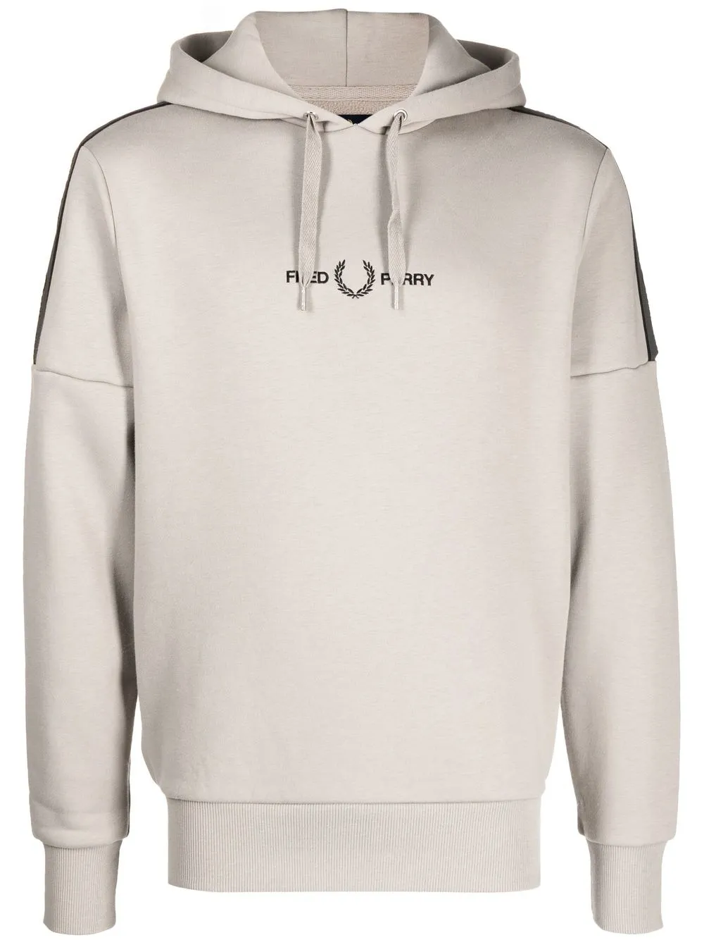 

Fred Perry logo-embroidered hoodie - Grey