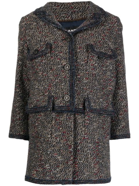 Cheap HOT SALE CHANEL layered tweed jacket Women