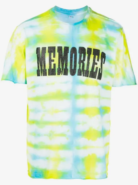 Stain Shade playera con estampado tie-dye de STAIN SHADE x Hiroshi Fujiwara