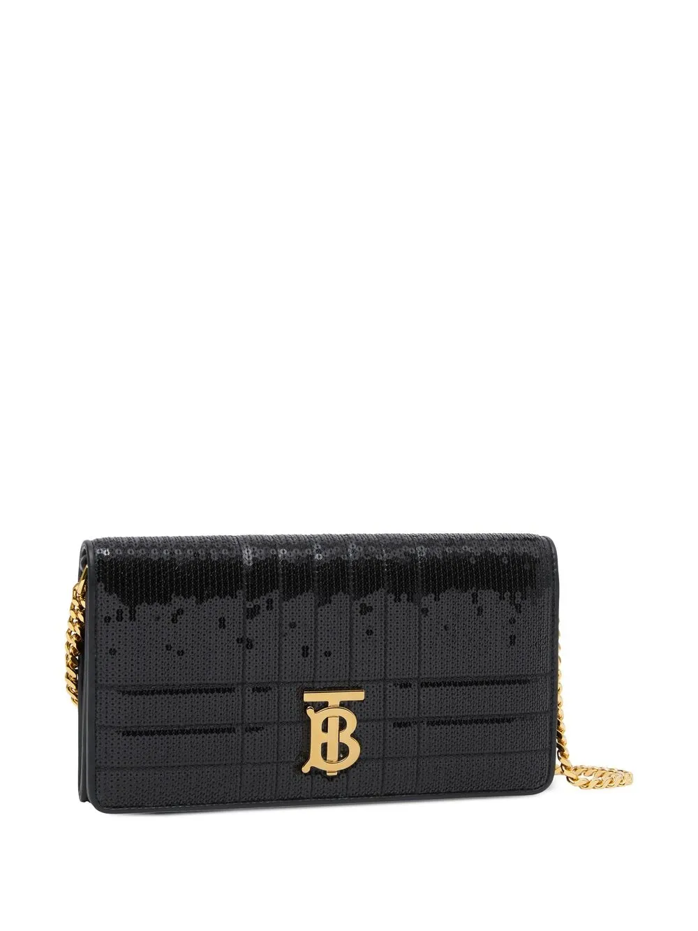 LOLA 亮片缀饰搭链钱包