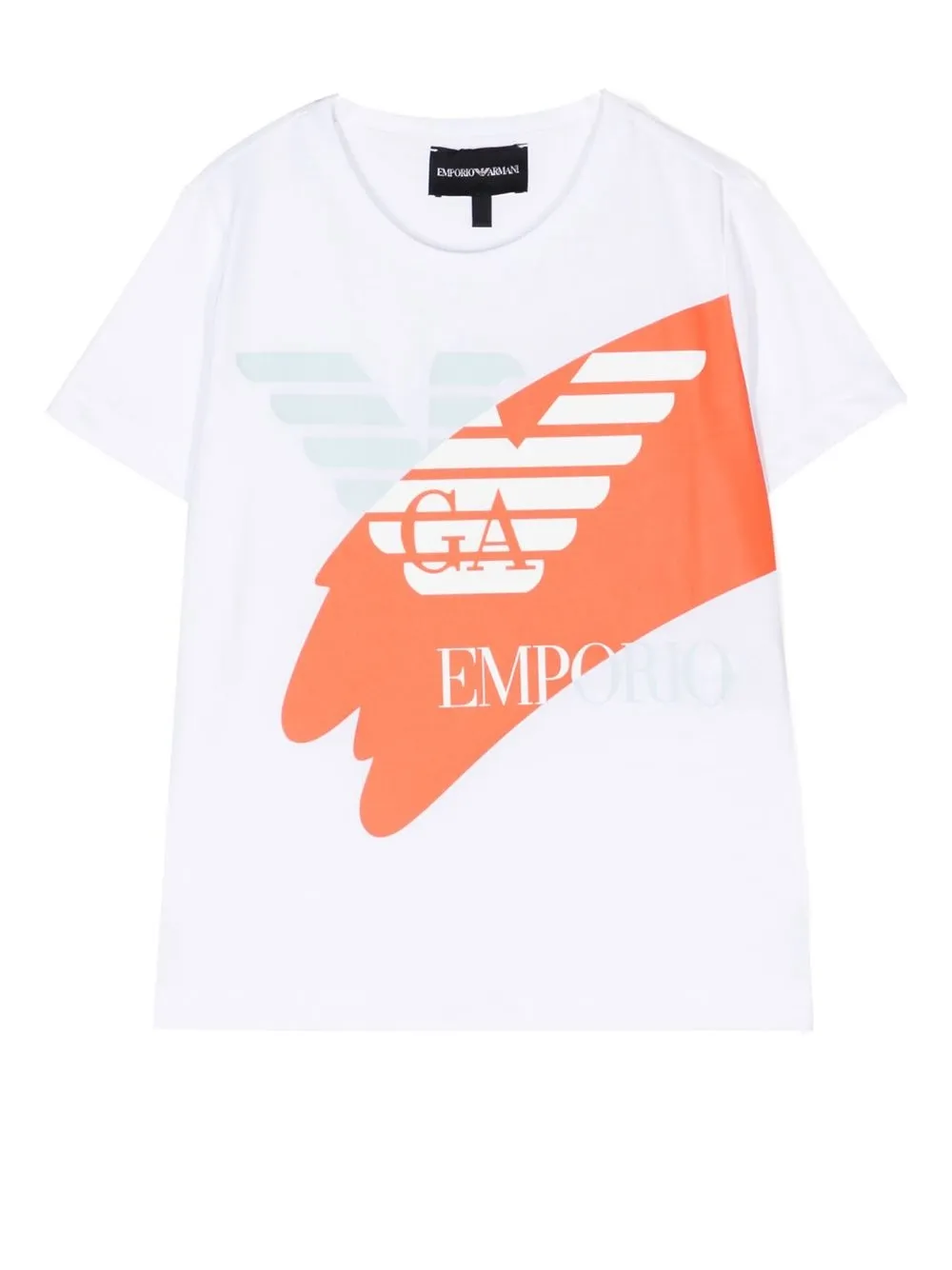 

Emporio Armani Kids logo-print T-shirt - White