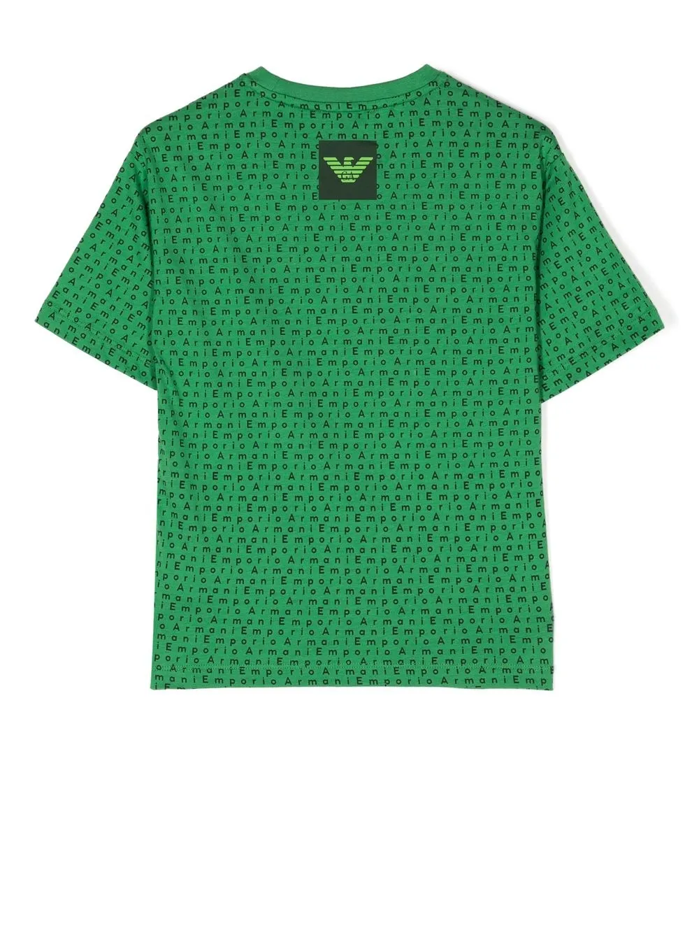 

Emporio Armani Kids logo-print T-shirt - Green