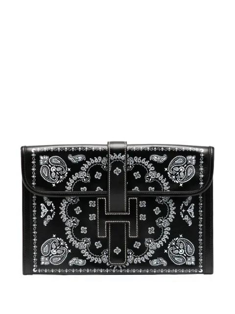 Hermès Pre-Owned pre-owned bandana Jige clutch