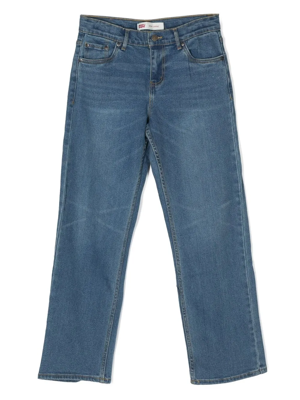 

Levi's Kids mid-rise straight-leg jeans - Blue