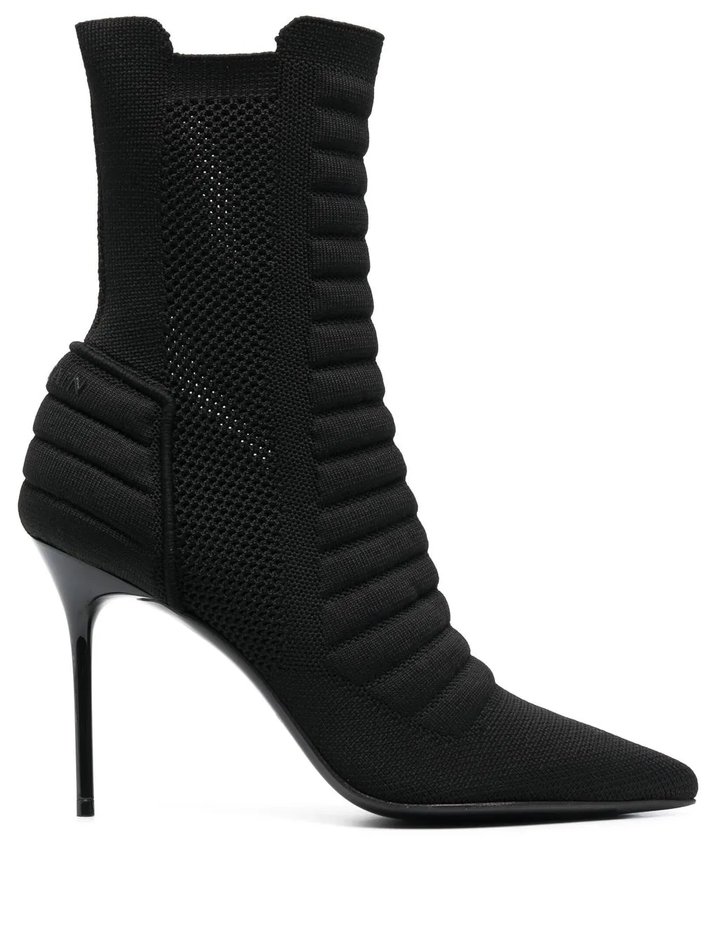 

Balmain knitted pointed-toe boots - Black