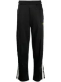 Palmer logo-tape track pants - Black