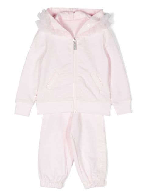 Lapin House tulle-trim tracksuit set