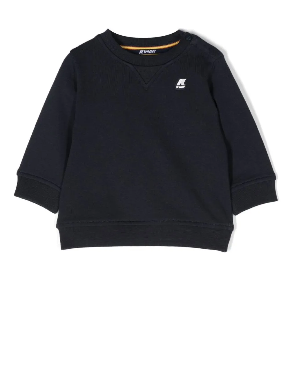 

K Way Kids sudadera con parche del logo - Azul