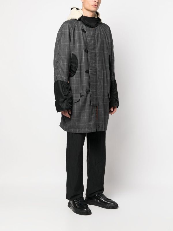 Junya Watanabe MAN チェック コート - Farfetch