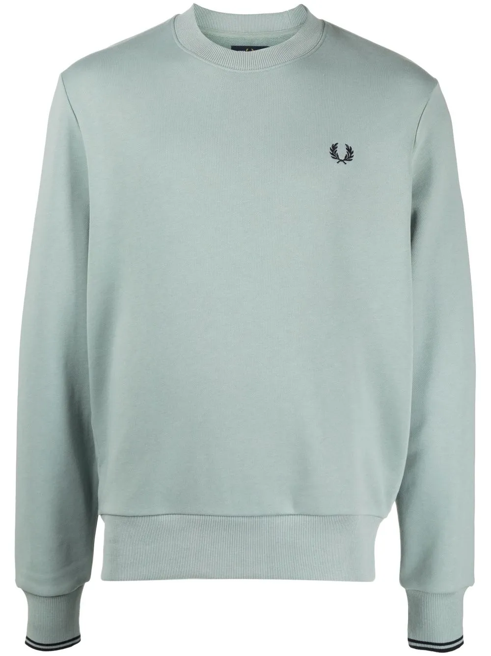 

Fred Perry logo-embroidered cotton-blend sweatshirt - Blue