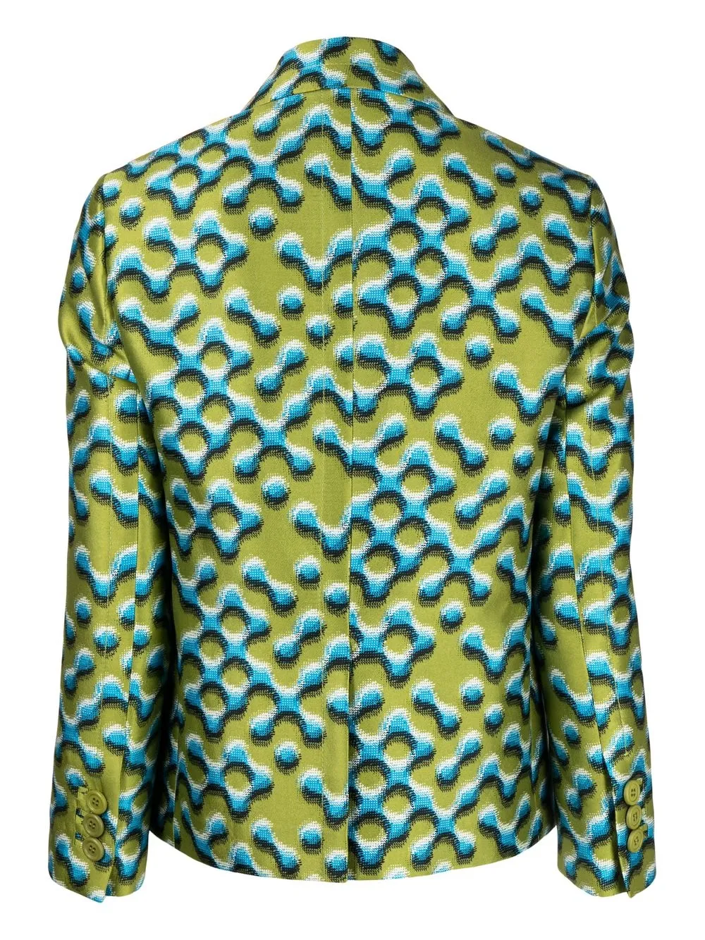 Prada Pre-Owned Blouse met abstract patroon - Groen