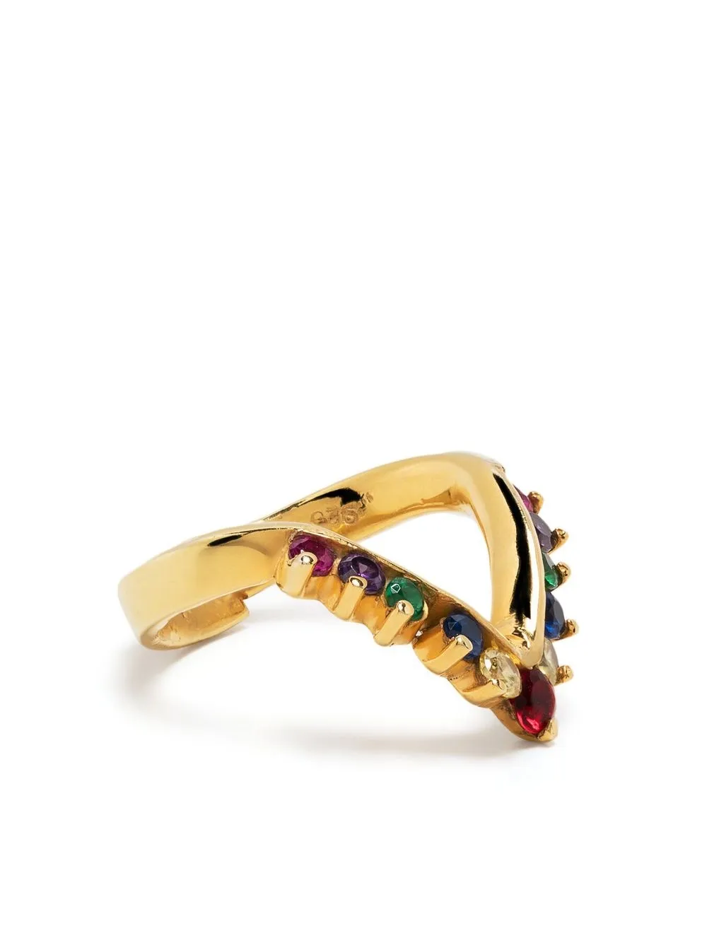 

Hzmer Jewelry anillo Mantra - Dorado