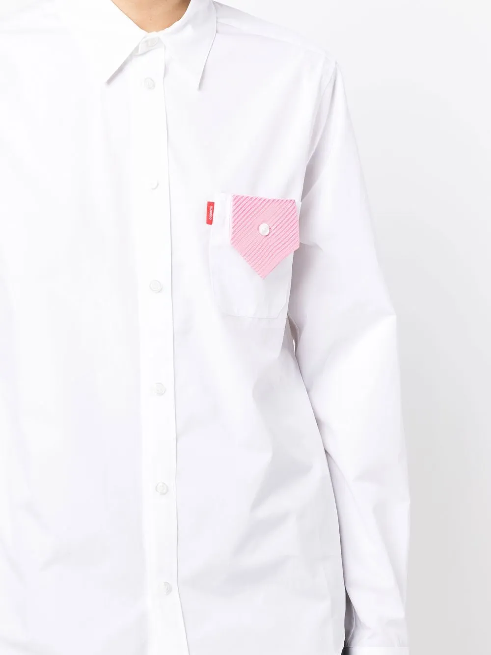 Coperni Tie-detail Shirt In White