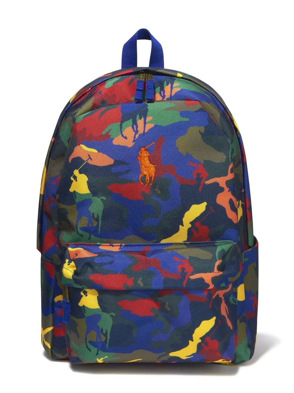 

Ralph Lauren Kids Poly-Pony abstract-print backpack - Green