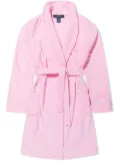 POLO RALPH LAUREN KIDS logo-embroidered robe - Pink