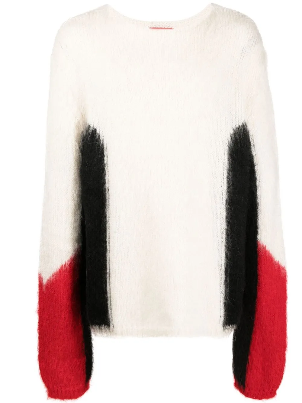 

424 colour-block oversize jumper - Neutrals