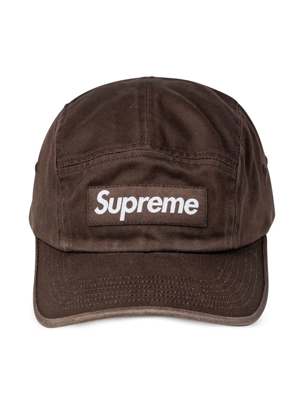 supreme washed chino twill camp cap black