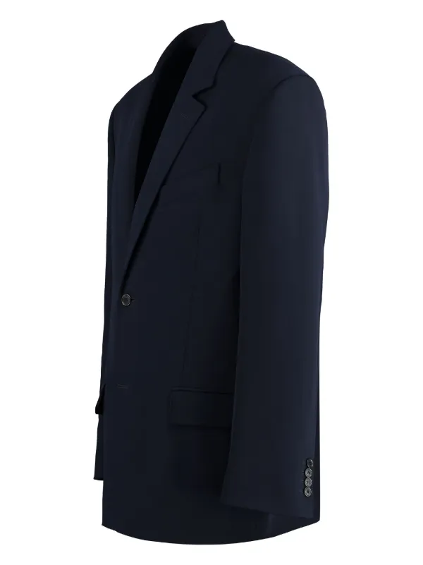 Balenciaga シングルジャケット | ブルー | FARFETCH JP