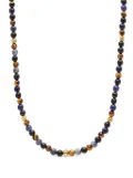 Nialaya Jewelry beaded gemstone necklace - Gold