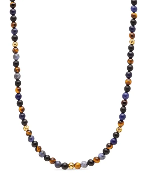 Nialaya Jewelry collar con cuentas de gemas