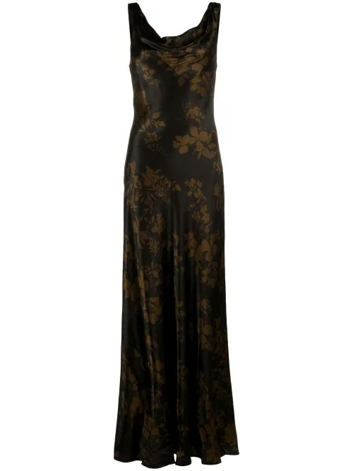 Robe en soie Annabelle à coupe longue - Reformation - Modalova
