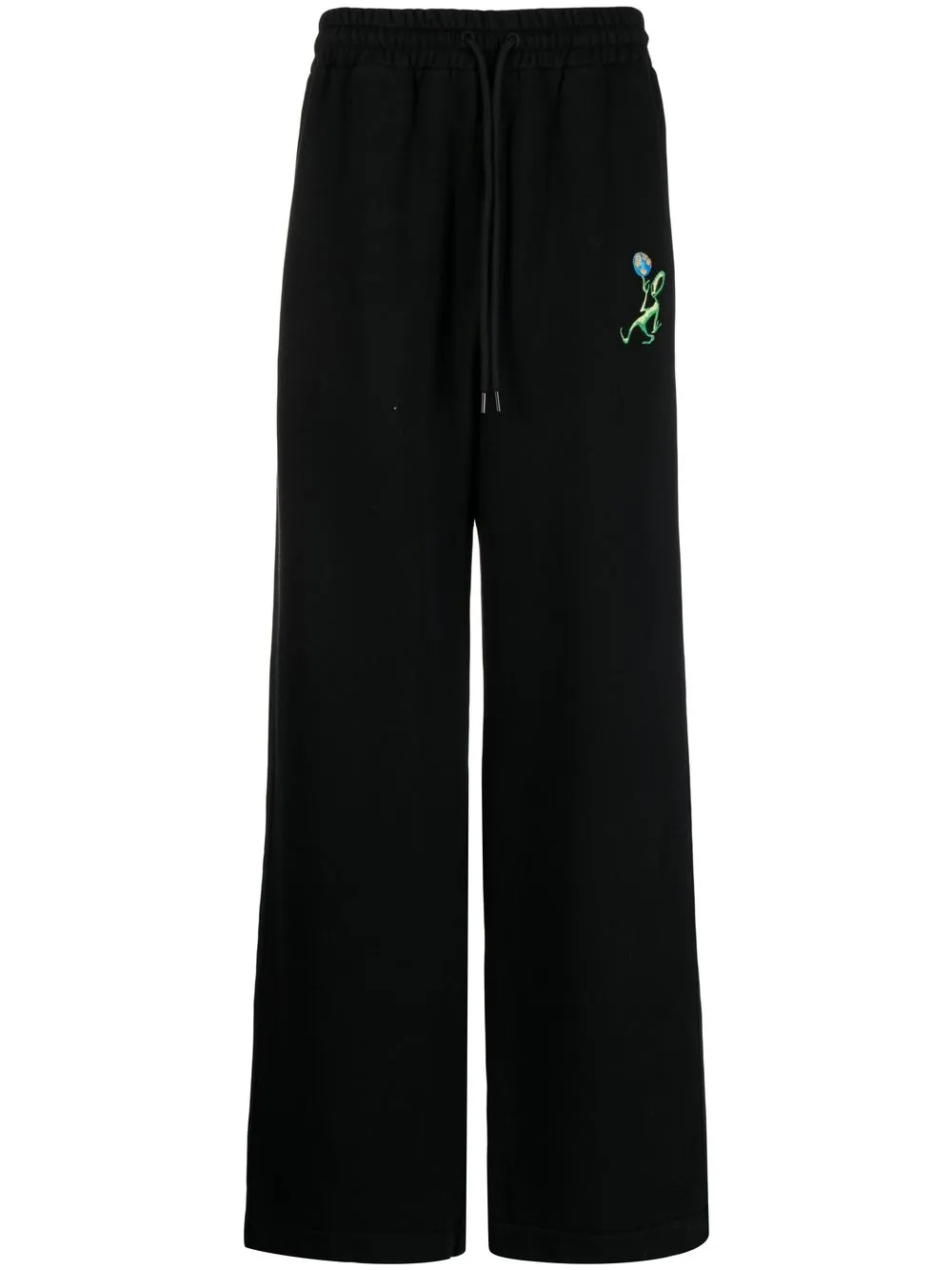 

Off-White Alien logo print track pants - Black