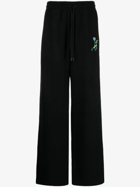 Off-White Alien logo print track pants