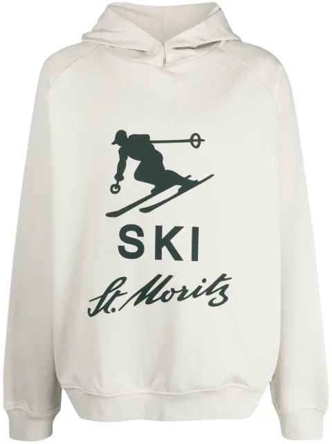 Bally hoodie Ski con estampado gráfico