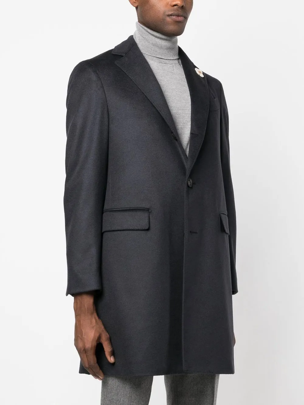  Lardini Sobretodo Con Botones - Gris 