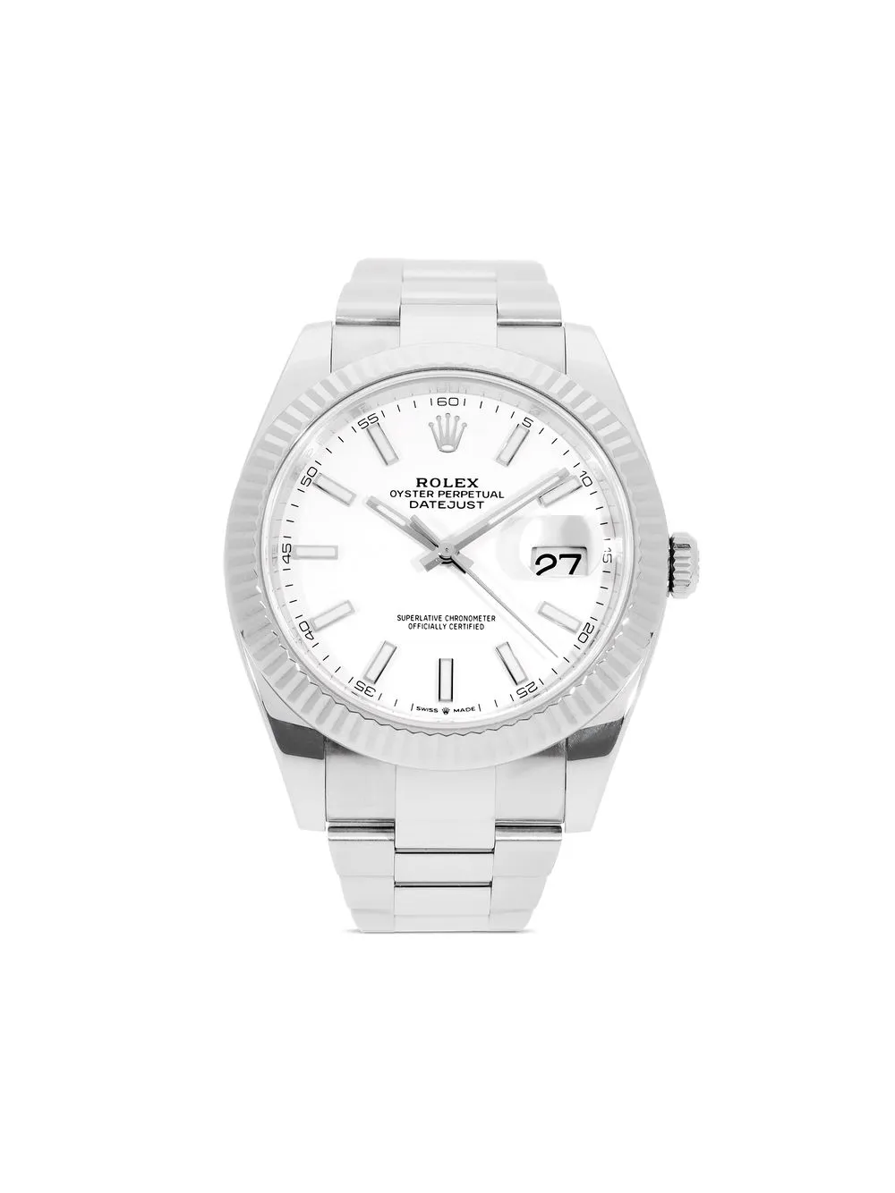 

Rolex 2021 pre-owned Datejust 41mm - White