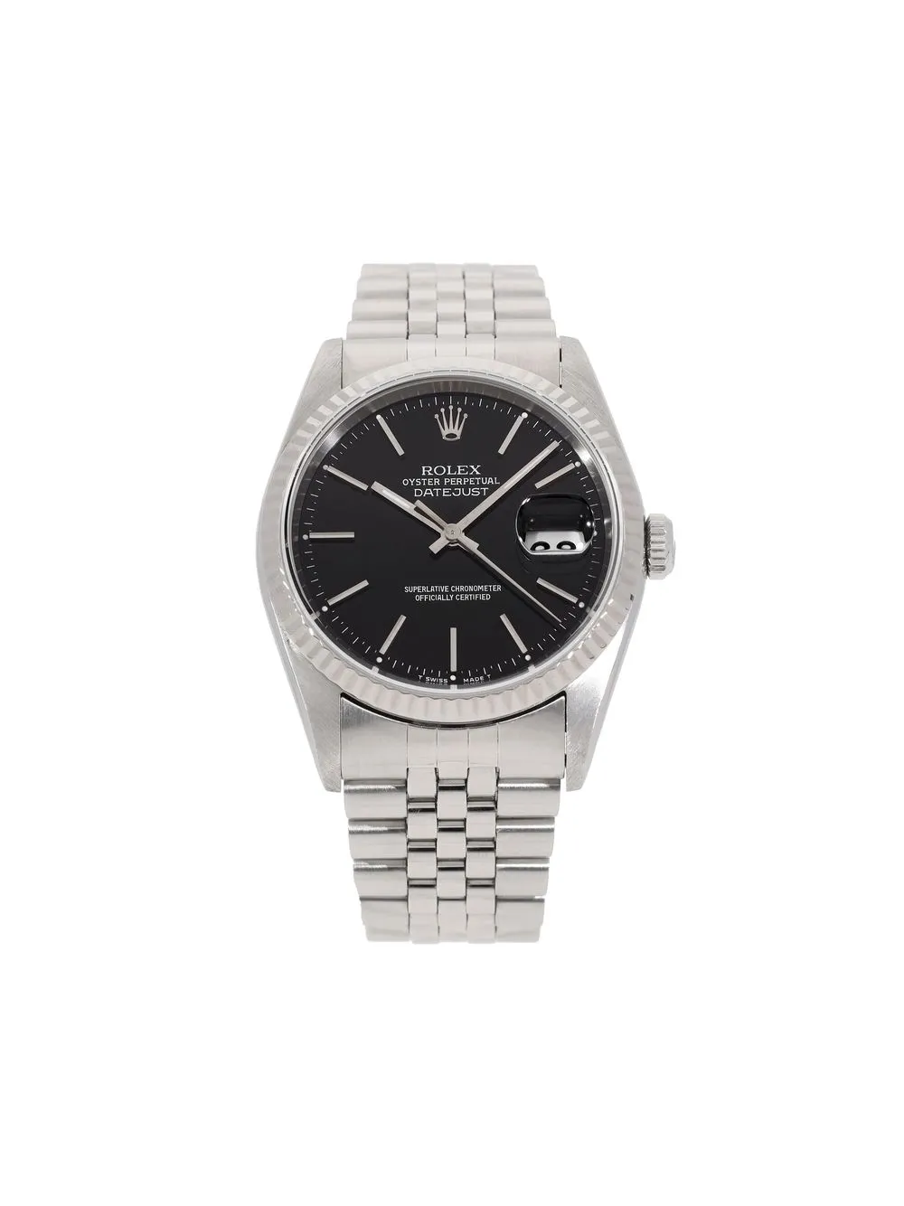 

Rolex 1995 pre-owned Datejust 36mm - Black