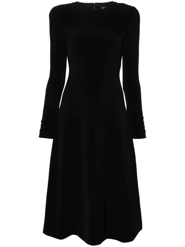 Balenciaga long-sleeve Midi Dress Black FARFETCH ID
