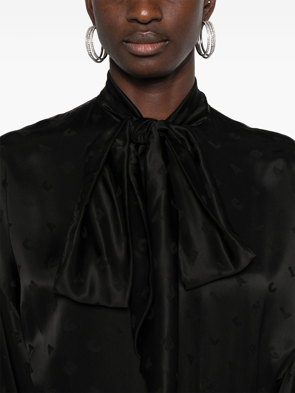 Balenciaga pussy-bow collar shirt Women