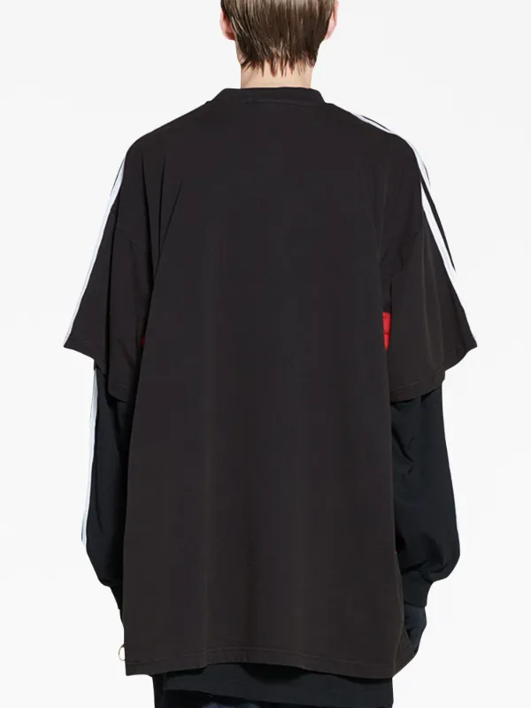 【国内発送関税込】【BALENCIAGA】 カラーブロック フ―ディー Balenciaga カラーブロック Tシャツ | FARFETCH JP