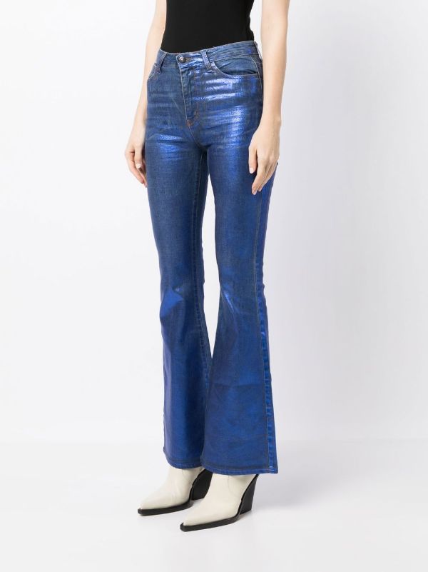 Flared hot sale cut jeans