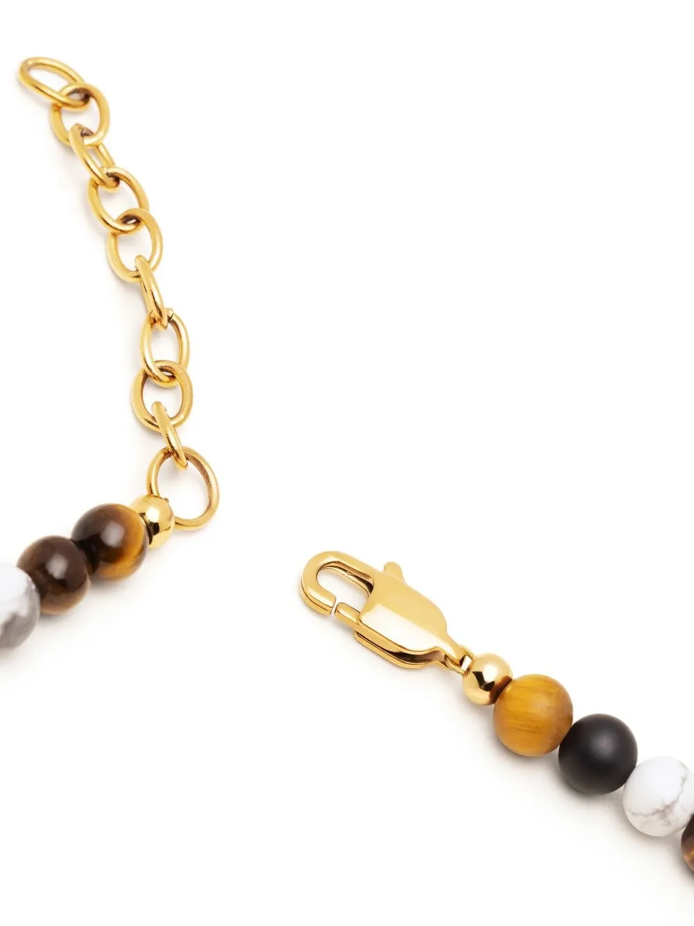 Nialaya Jewelry Beaded Gemstone Necklace In Multicolour