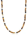 Nialaya Jewelry beaded gemstone necklace - Brown