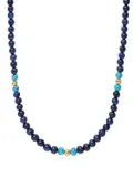 Nialaya Jewelry beaded gemstone necklace - Blue